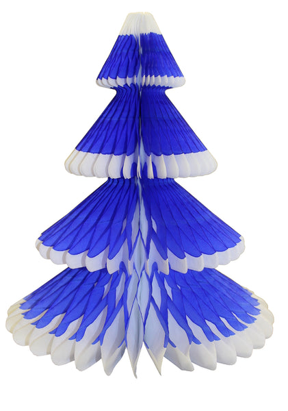 1pc Paper Honeycomb Decor With Christmas Tree Shape, Ideal For