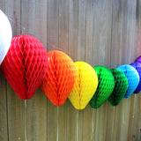 3-Pack 11 Inch Honeycomb Paper Balloon - MULTIPLE COLORS