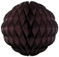 Small 8 Inch Honeycomb Scallop Ball Decoration (3-pack) - Solid Colors